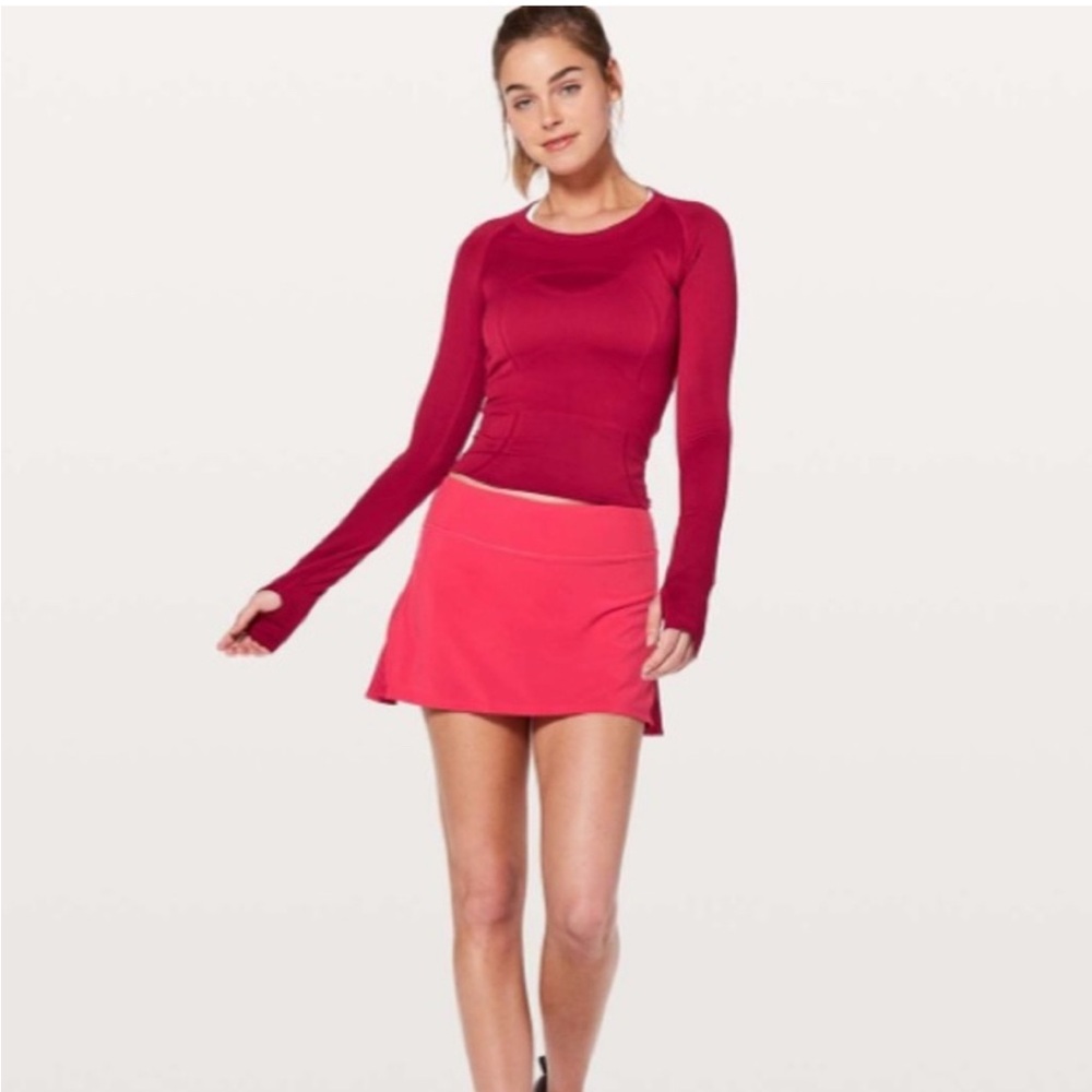 Lululemon Play Off The Pleats skirt size 6